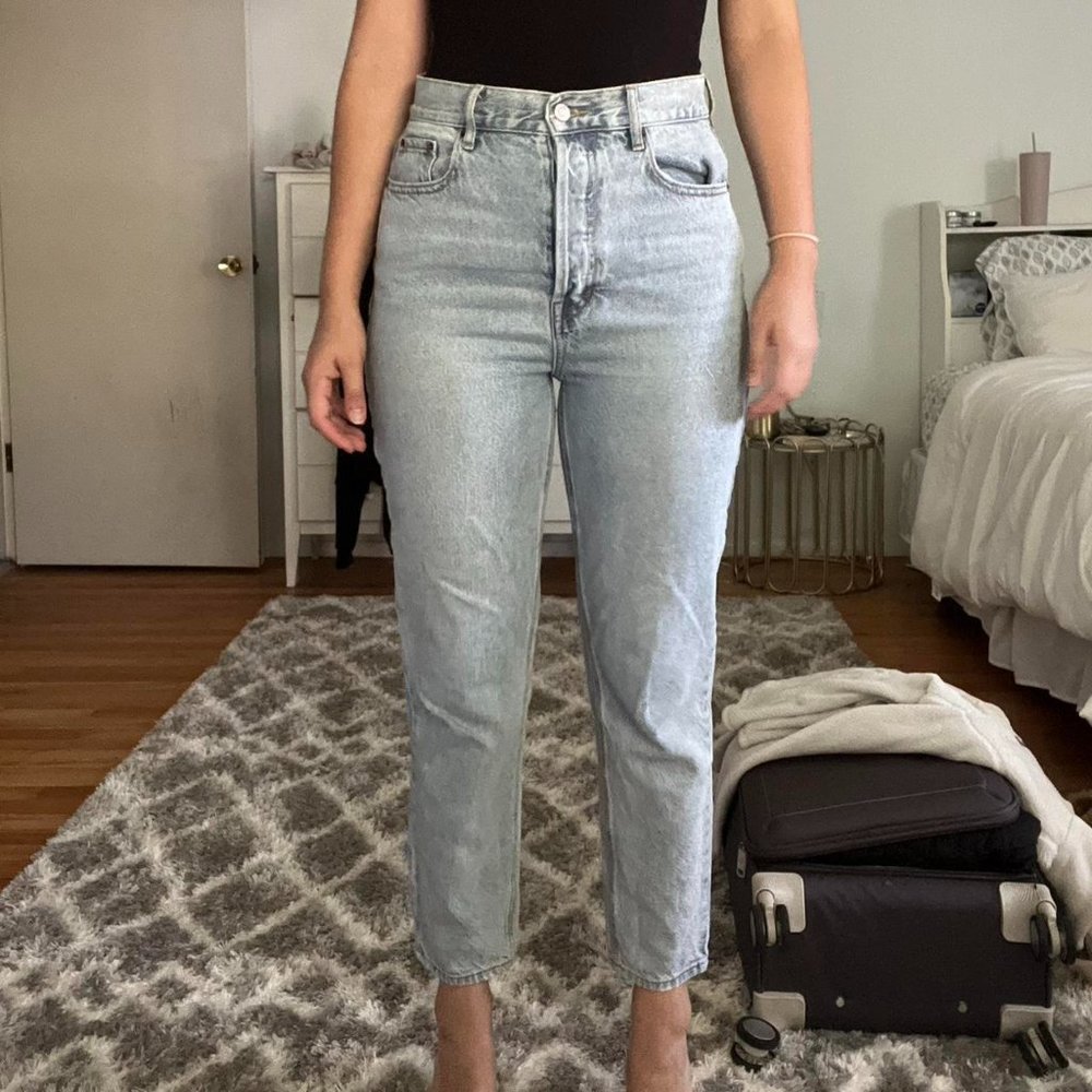 Pacsun High Waisted Straight Leg Jeans